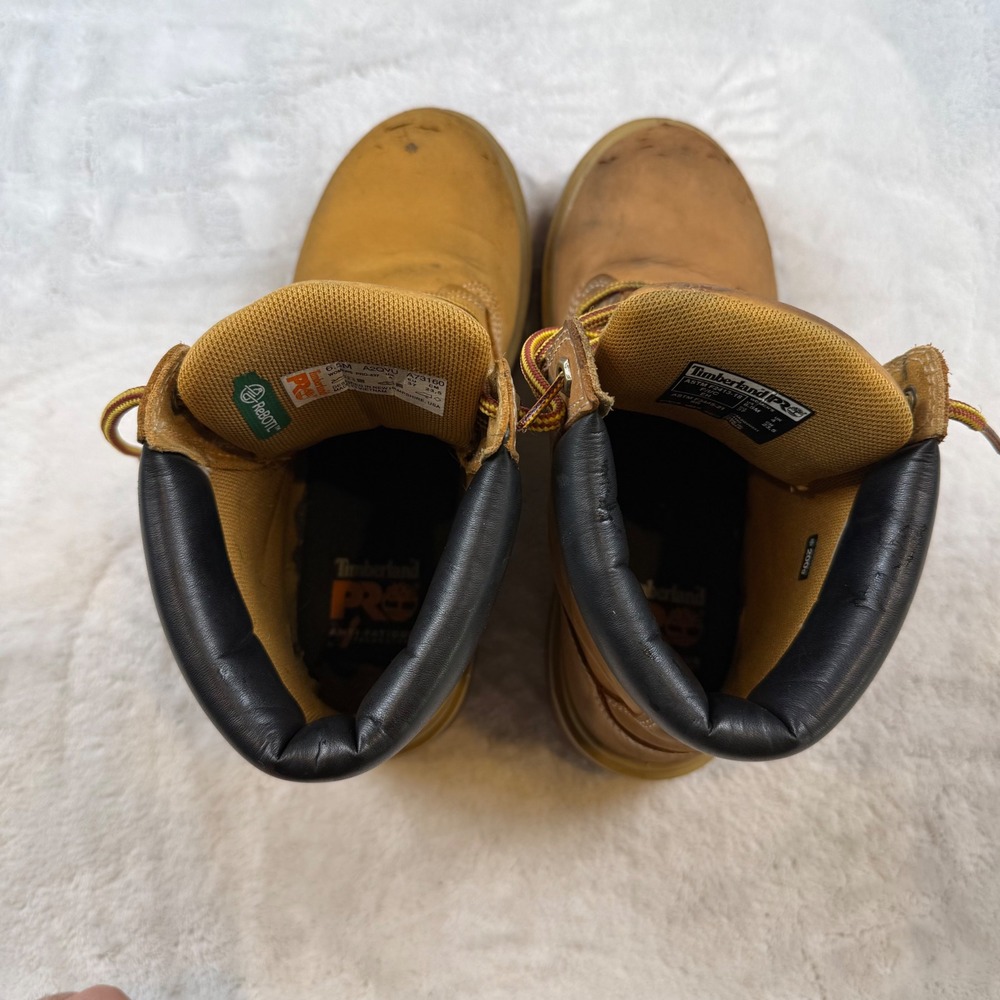 Timberland Pro Womens Work Boots Tan Leather Lace Up ASTM F2413 EH Size 6.5M‎ - Picture 6 of 11